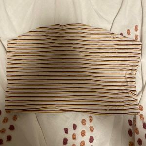 Striped tube top